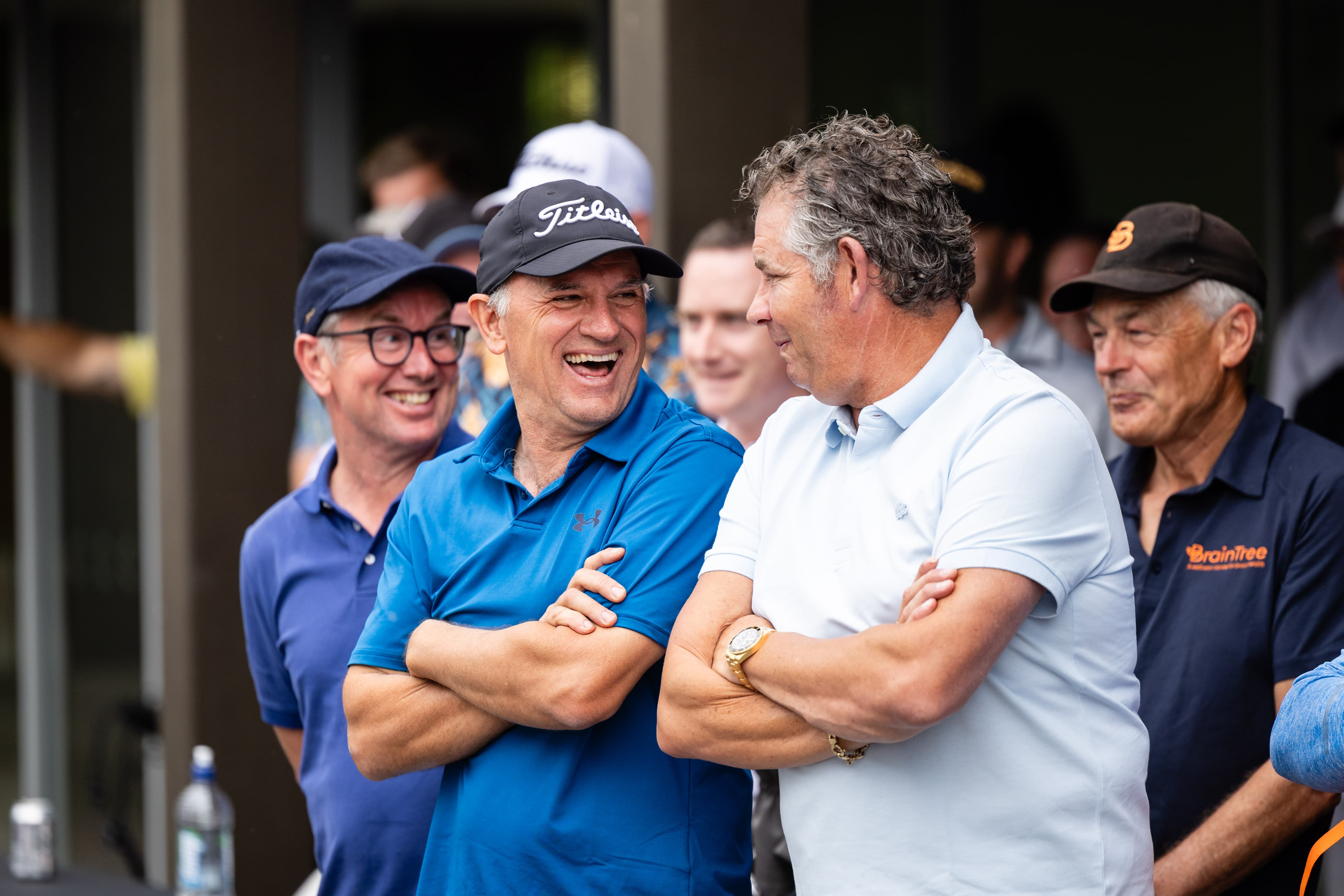 Braintree golfing event group moment