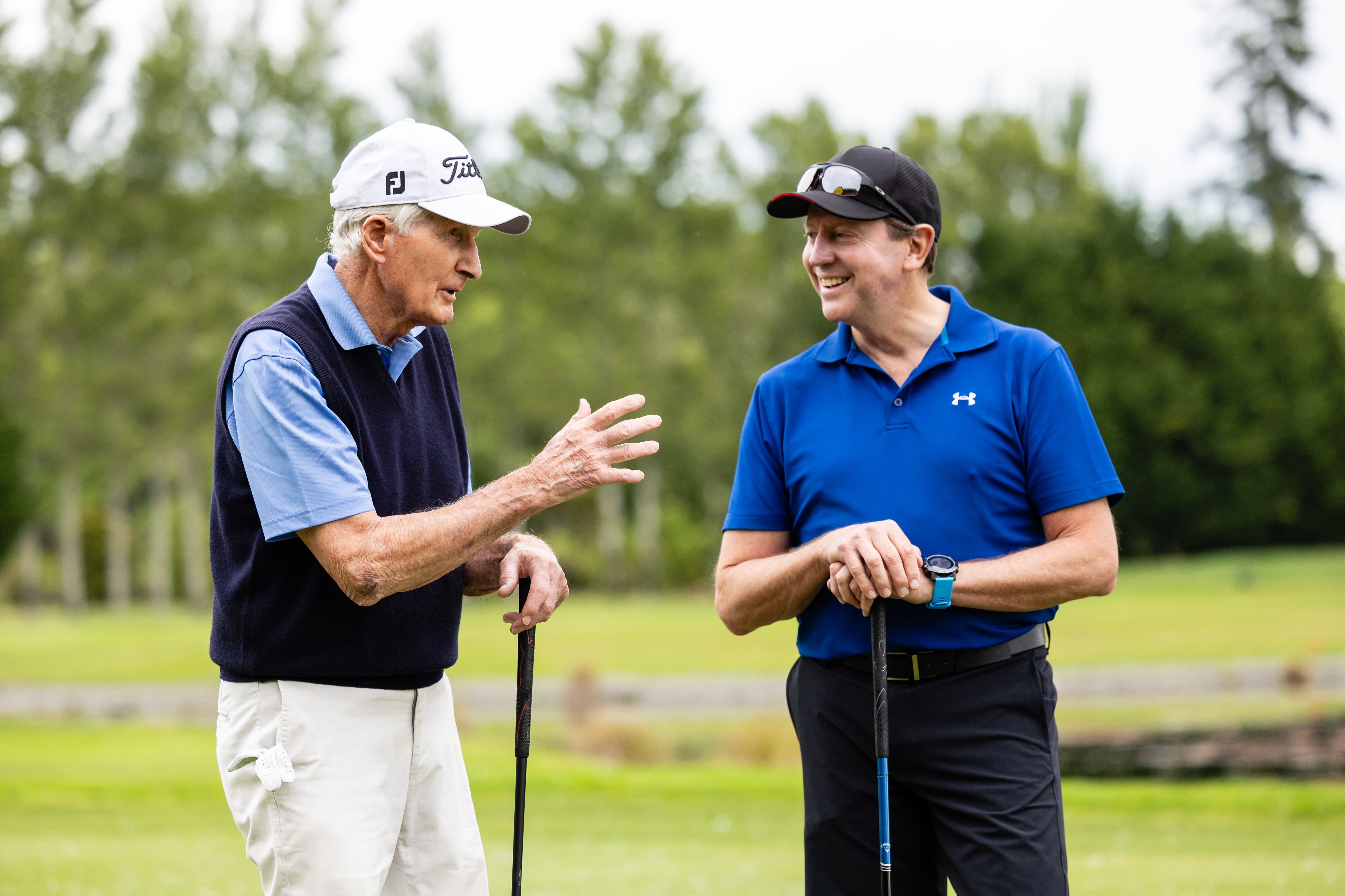 Braintree golfing event players